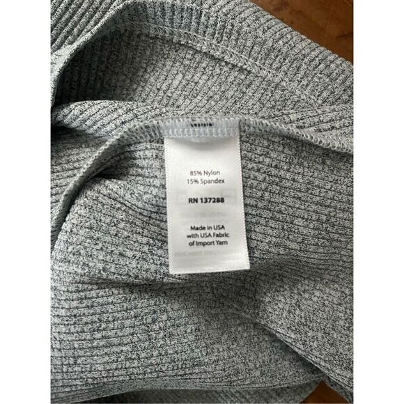 Year Of Ours Gray Sporty Ribbed Racerback‎ Tank XL - Picture 4 of 4